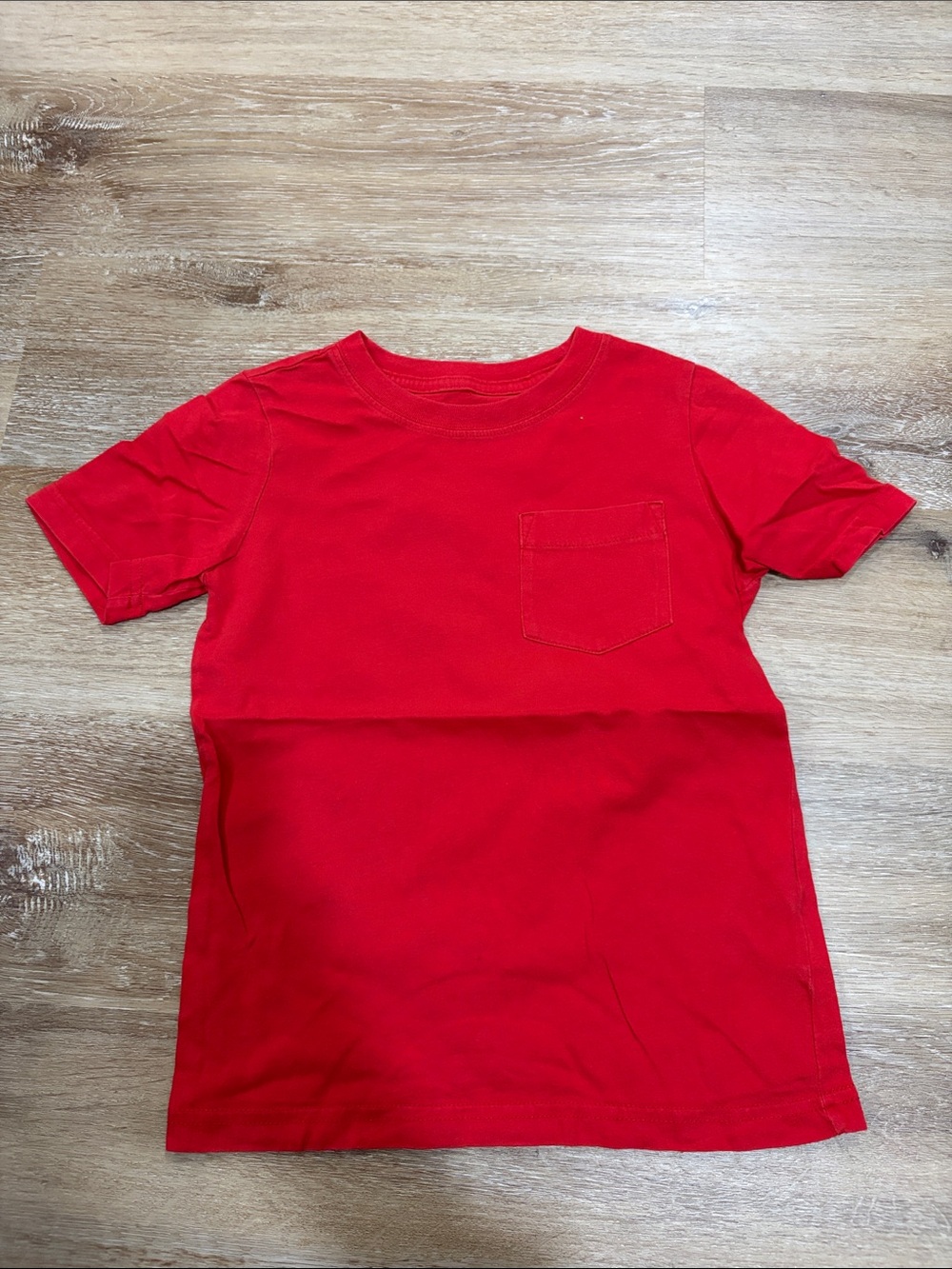 Carter's Bright Red Short-Sleeve Tee with Pocket